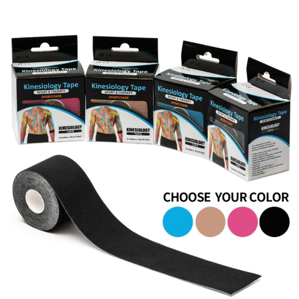 Спортивный тейп Kinesiology Tape пластырь для поддержки мышц 5 см х 5 м