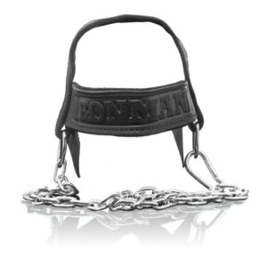 Головная лямка для тяги IRONMAN (кожаная с цепью)