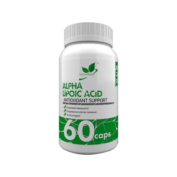NaturalSupp Альфа-липоевая кислота (Alpha Lipoic Acid) 60 капсул