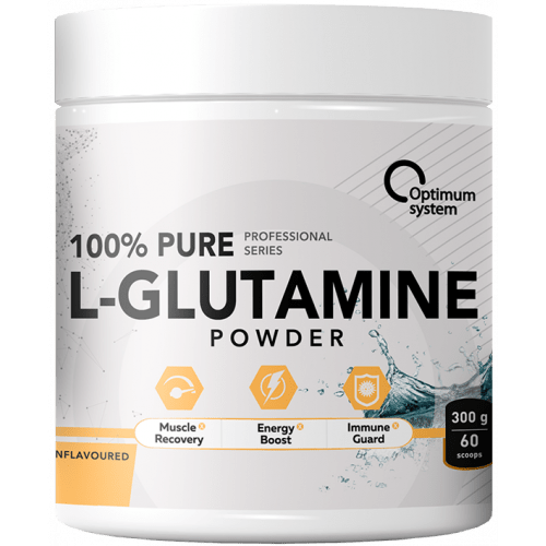 Optimum System Pure Glutamine Powder 300гр. 60 порций
