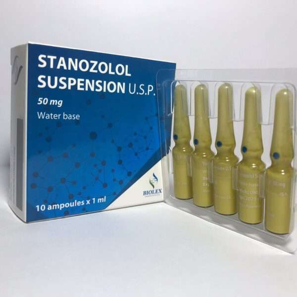 Stanozolol suspension 10 amp/50mg