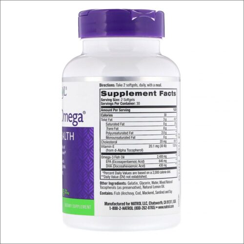 Natrol Extreme Omega 2400 мг 60 капс
