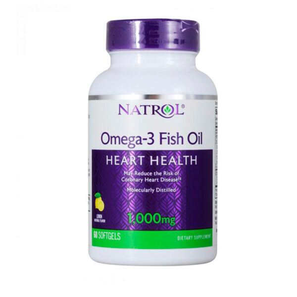 Natrol Omega-3 Fish Oil 60 капсул