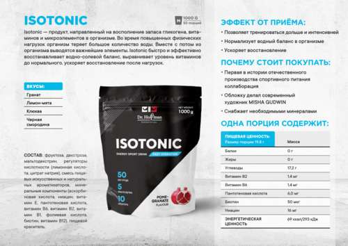 Dr. Hoffman Isotonic 1000 гр